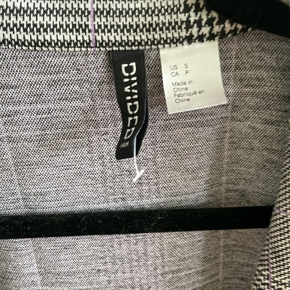 NWOT Plaid double breasted jacket - Picture 4 of 7